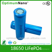 Célula de bateria do fosfato do ferro do lítio 18650 LiFePO4 para o portátil